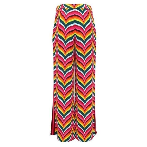 New TRINA TURK Spring Street Wide Leg Pants Cruise Wear Size 2 - Picture 1 of 7